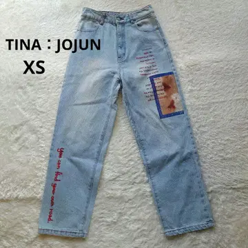 XS 오리지널 페인트 데님 팬츠 TINA: JOJUN
