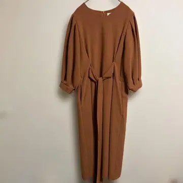 스트로베리 필드 브라운 프론트 리본 프리 사이즈 심플