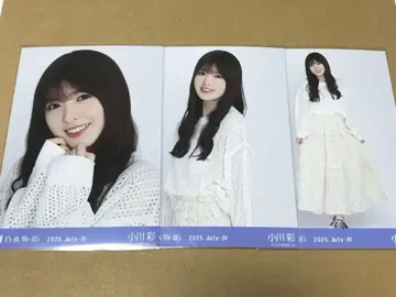 노기자카46 브로마이드 오가와 아야 메쉬 니트 컴프