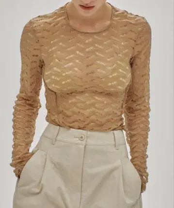 todayful Jacquard Long T-shirts 미사용 새상품