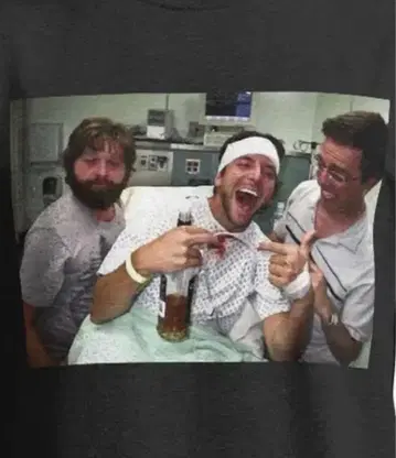 The Hangover 영화 티셔츠 행오버 토드 필립스 레어