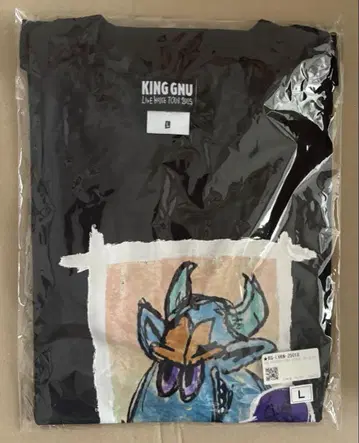 King Gnu 롱 T 블랙