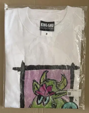 King Gnu 롱 T 화이트