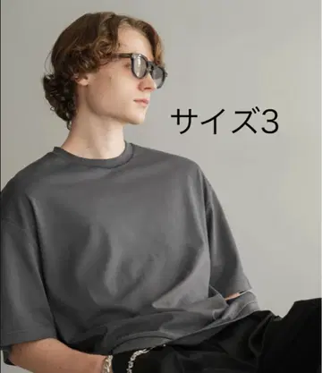 럭셔리 소재 루즈핏 H/S 티셔츠 사이즈 3