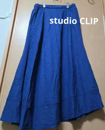 스튜디오 클립 린넨 혼방 롱 스커트 L