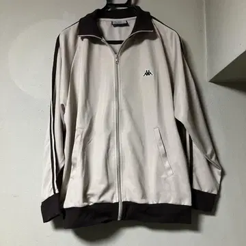 카파 트랙 자켓 XL 아이보리/브라운
