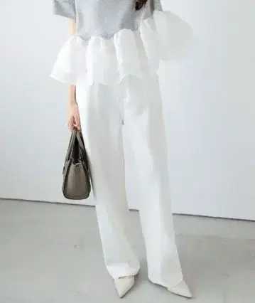 Lajour 일본제 세미 와이드 스트레이트 데님 팬츠