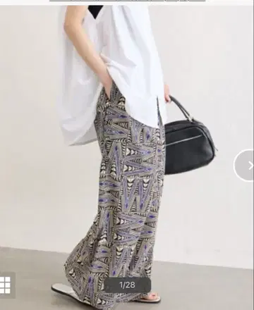 에스닉 키카 프린트 팬츠 36