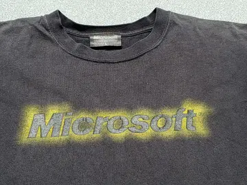 MICROSOFT 빈티지 티셔츠 기업 물품 USA제 마이크로소프트