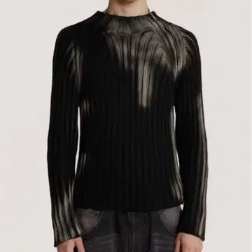 Jaded London 비대칭 더블 지퍼 리브 니트