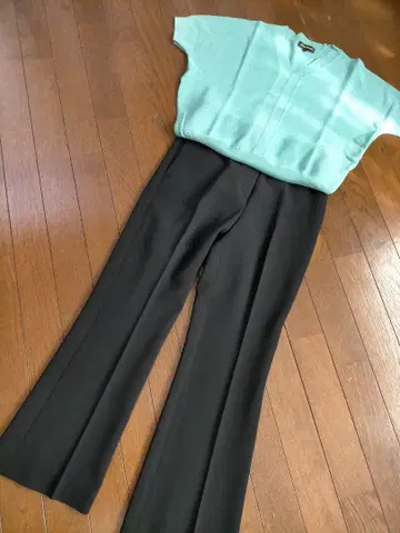 에포카 크롭 팬츠 블랙