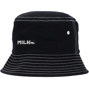 밀크 페드 MILKFED 버킷 햇 여성용 블랙 검정