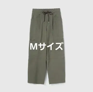 searoomlynn 포켓 워크 WASH 볼륨 팬츠 그레이지 M