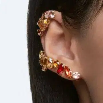 SWAROVSKI Gema 귀걸이 귀걸이 클립 이어 커프