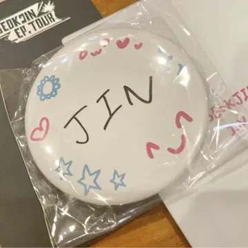 BTS JIN 캡슐 토이 가챠 캔뱃지 석진 탈석 캔 배지