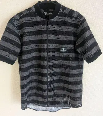 ARISTRIST 메쉬 보더 셔츠 L
