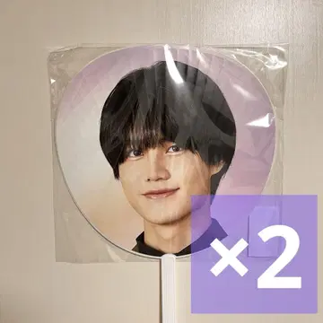 Lil 간사이 오니시 후가 쇼비즈 부채 2장 세트