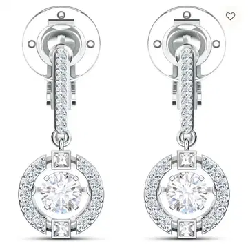 SWAROVSKI 스와로브스키 클립 귀걸이 스파크 댄스