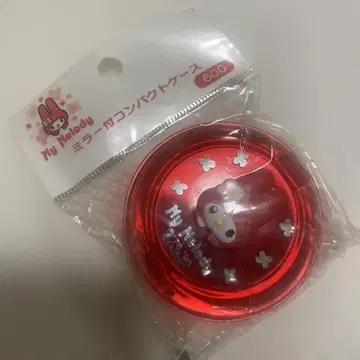 My Melody 컴팩트 케이스 빨간색 레어 미사용