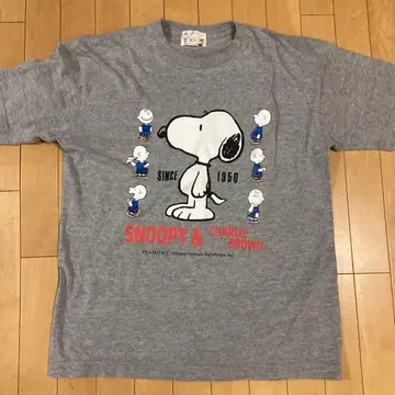 90s 피넛 PEANUTS 스누피 찰리 브라운 티셔츠 L