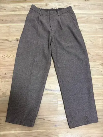 Pendleton 울 슬랙스 브라운