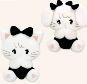 mikko characters BLACK RIBBON 봉제 인형 2개