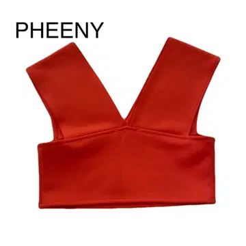 PHEENY 암젠 뷔스티에 베스트 오렌지 레이어드