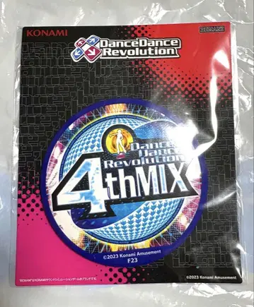 DanceDanceRevolution 레전드 로고 캔뱃지 4thMIX
