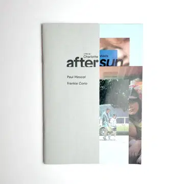 새상품급 aftersun 애프터 선 팜플렛 A24 영화