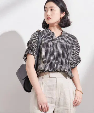 L'essage DEVEAUX 모노톤 셔츠