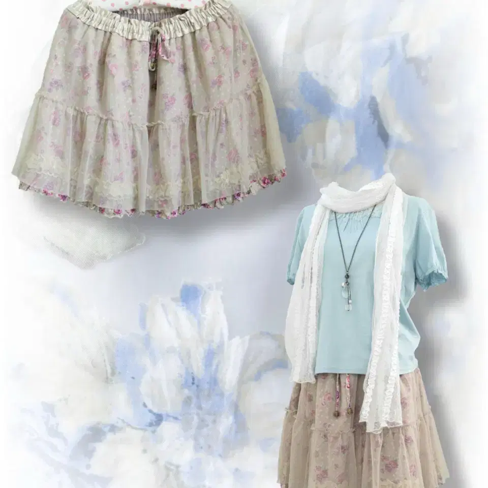 YOUTHBATH★韓国★人気★YBX SOUP Pattern lace skirt スカート Youthbath Skirt YBX SOUP Pattern Lace Skirt on Bunjang