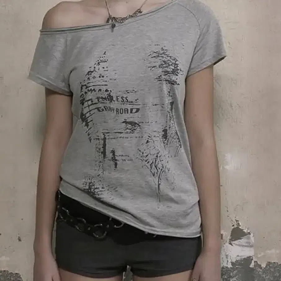 トップス Bohemian Seoul FUNKY SCOOP NECK TEE BOHEMIAN SEOUL | 보헤미안서울 Bohemian Seoul Funky Scoop