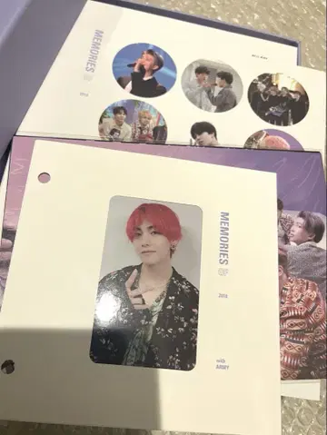 BTS Memories of 2018 Blu-ray 테테 트레이딩 카드