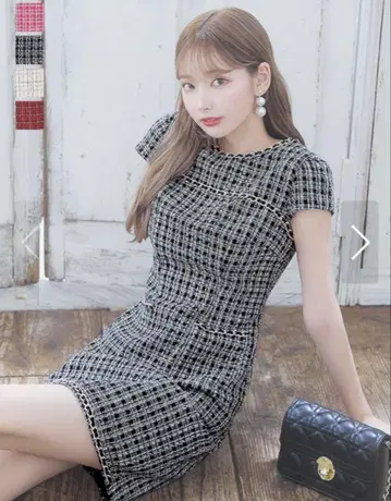 트위드 드레스