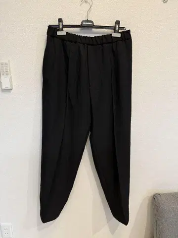 Jil Sander 21aw 테이퍼드 팬츠 ALEM 46 블랙