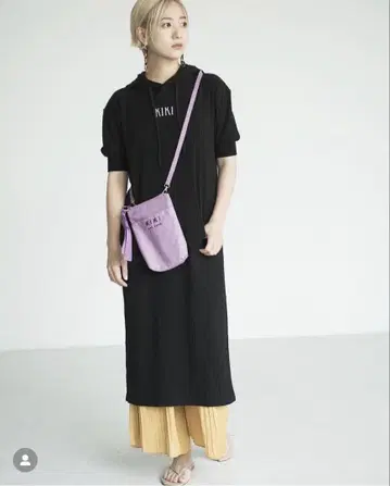 KIKI AND DAYS 리브 후드 원피스 이토 치아키 레이어드 OK