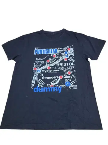 PORTISHEAD dummy 티셔츠 블랙