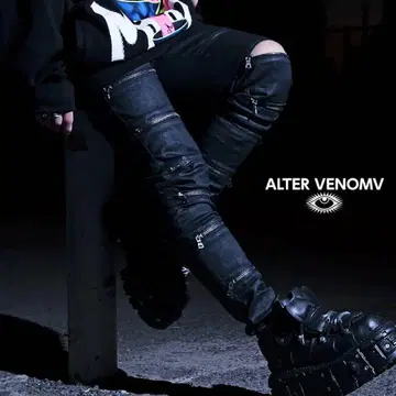 ALTER VENOMV Black Ghoul PANTS 사이즈 L