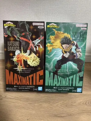 MAXIMATIC 바쿠고 카츠키 미도리야 이즈쿠 피규어 세트