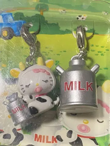 지역 한정 키티 헬로키티 목장 한정판 지퍼 마스코트