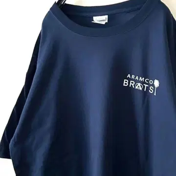 길단 ARAMCO BRATS 댈러스 티셔츠 L 네이비 컬러 구제 의류