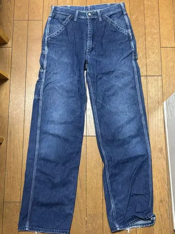Lee 와이드 스트레이트 데님 블루