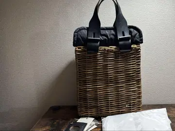 에바고스 ebagos 핸드백 바스켓 블랙 블랙