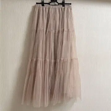 릴리안 캐럿 샤샤 스커트 베이지 M