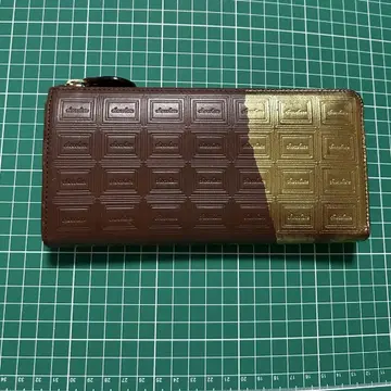 Trooms 가죽 초콜릿 장지갑