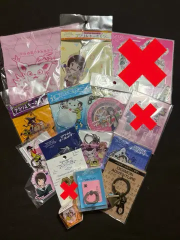 디지몬 야가미 이슬이(히카리) & 테일몬 굿즈 묶음 판매