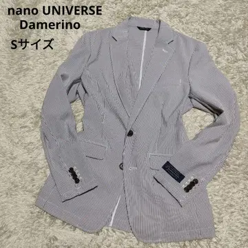 nano UNIVERSE Damerino 시어서커 스트라이프 자켓