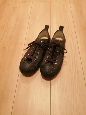 컨버스 러버 그레이 캔버스 스니커즈