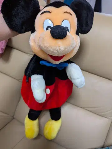 미키 마우스 백팩형 봉제 인형 약 30cm