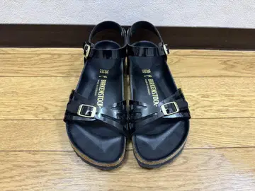 컨디션 최상! BIRKENSTOCK BARI 여성용 블랙 샌들